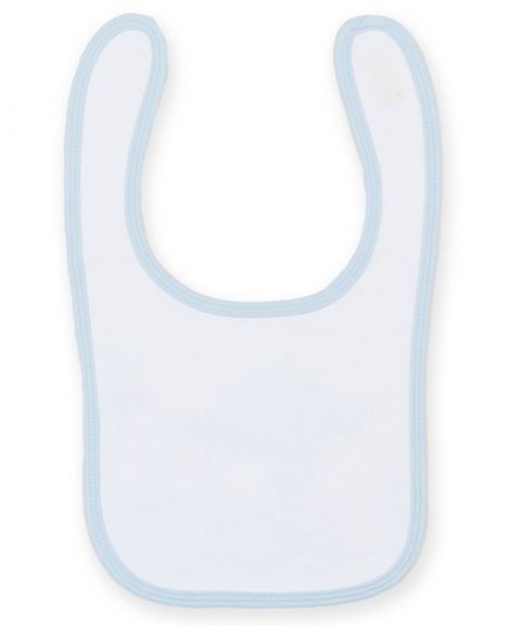 Plain and contrast bib