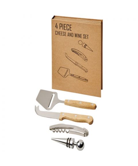 Reze 4-piece wine and cheese gift set