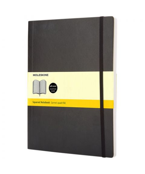 Classic XL soft cover notebook - squared