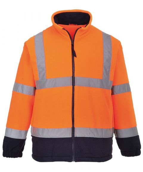 Hi-vis mesh-lined fleece (F300)