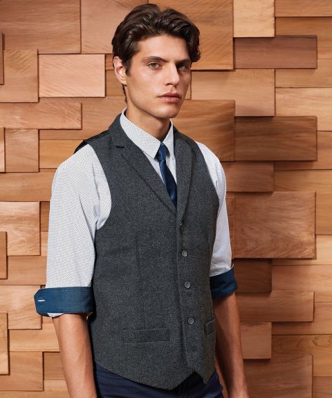 Herringbone waistcoat