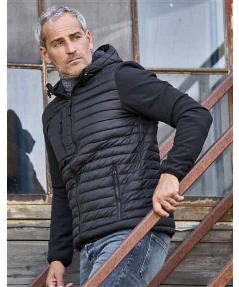 Men's Hooded Crossover Jacket