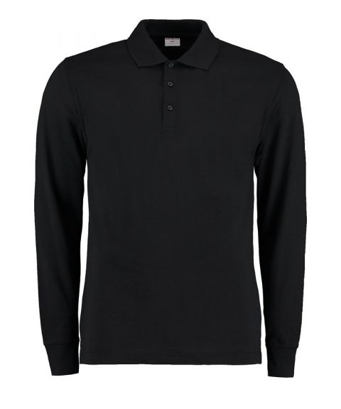 Piqué polo long-sleeved (classic fit)