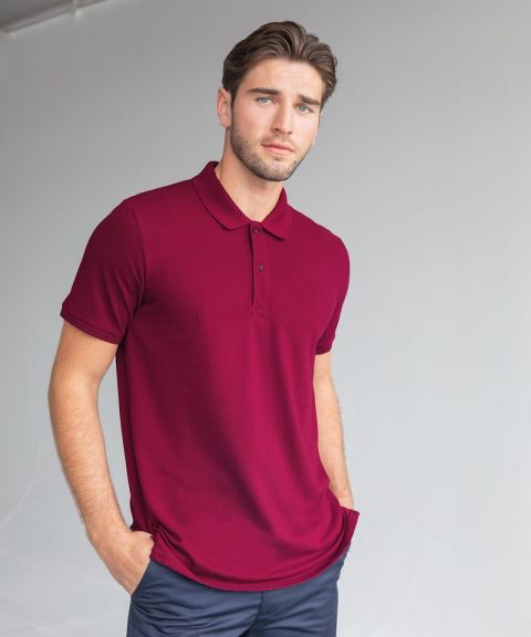 Micro-fine piqué polo shirt