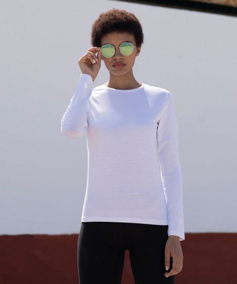 Women's feel good long sleeved stretch t-shirt