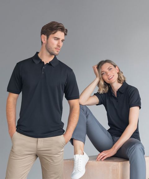 Recycled polyester polo shirt