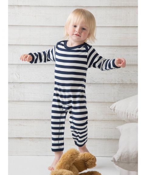 Baby stripy rompersuit