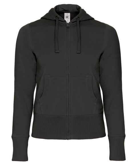 B&C Hooded full zip /women