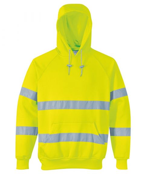 Hi-vis hooded sweatshirt (B304)