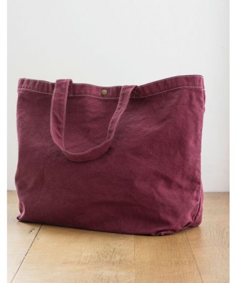 Large Canvas Shopper