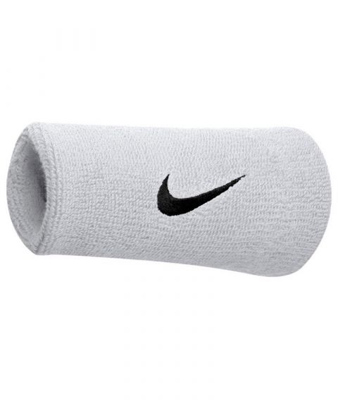 Swoosh doublewide wristbands (one pair)