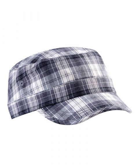 Plaid Army Cap