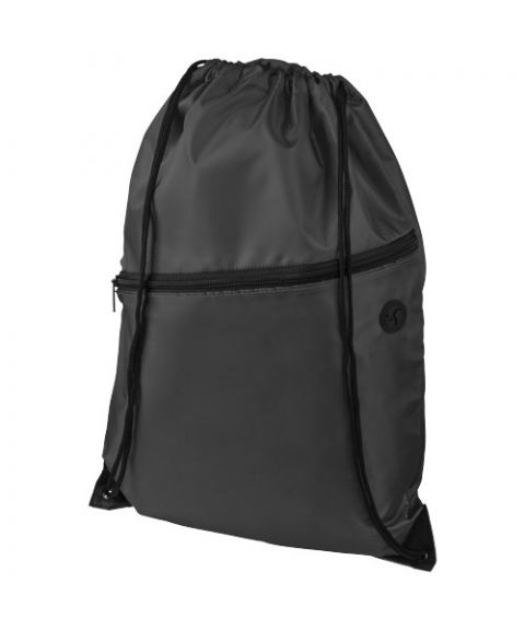 Oriole zippered drawstring backpack