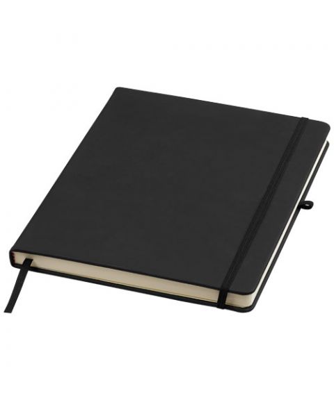 Noir large notebook with lined pages