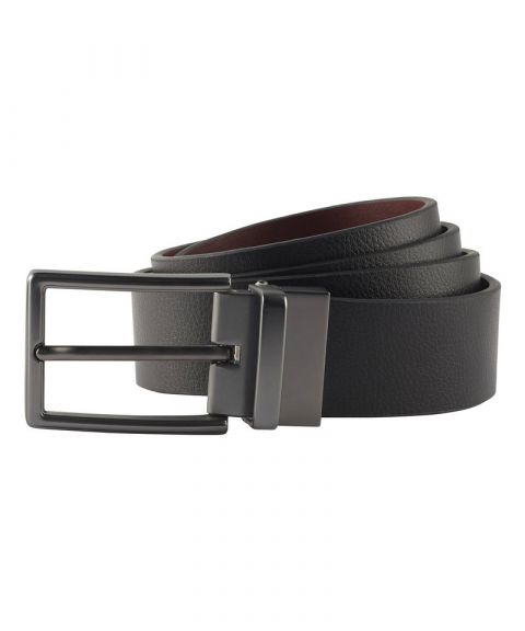 Men's two-way leather belt