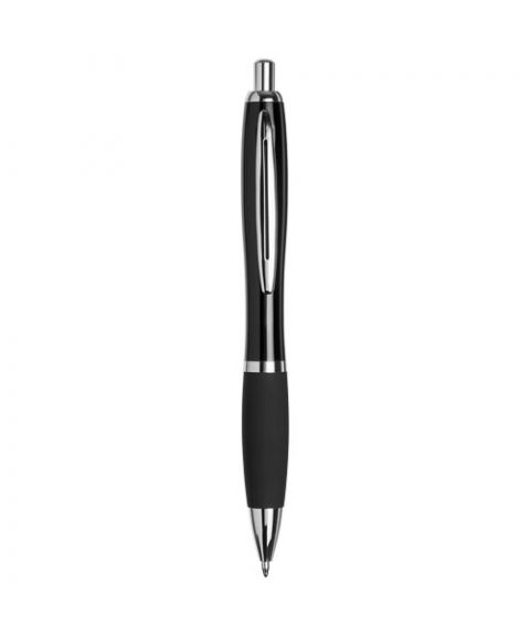 Metal curvy ballpoint pen-BK