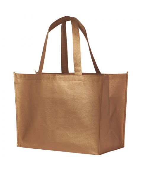 Alloy laminated non-woven shopping tote bag