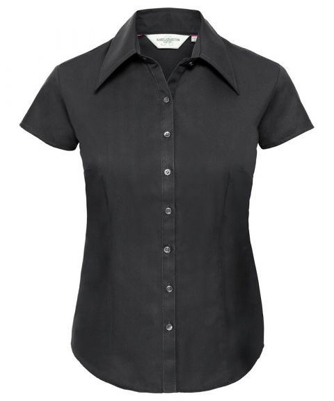 Women’s cap sleeve Tencel® fitted shirt