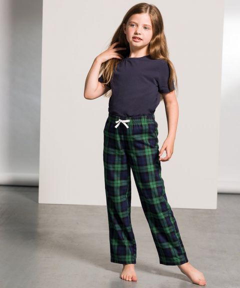 Kids tartan lounge pants