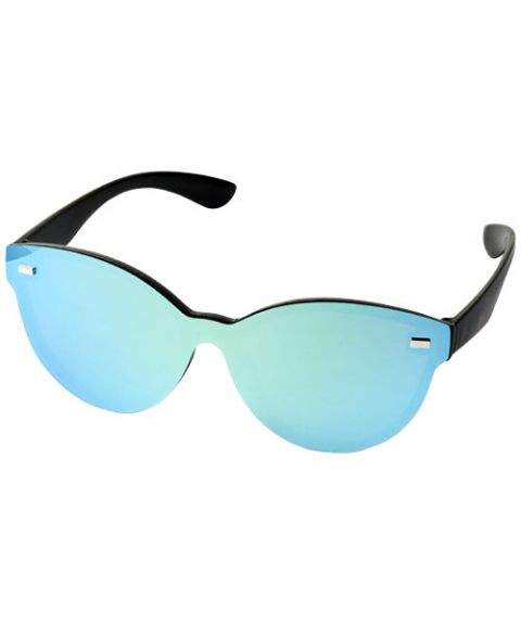 Shield sunglasses with full mirrored lens