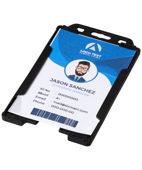 Pierre transparent badge holder