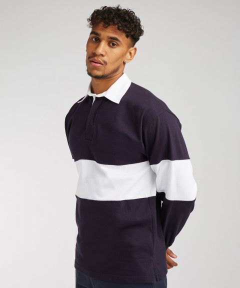 Panelled rugby shirt