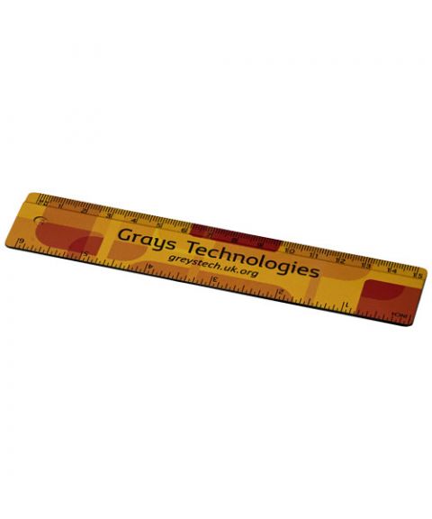 Terran 15 cm ruler from 100% recycled plastic