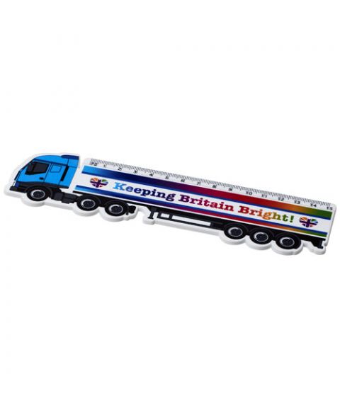 Loki 15 cm lorry-shaped plastic ruler