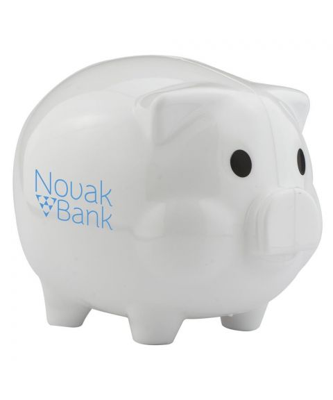 Oink Moneybox - White