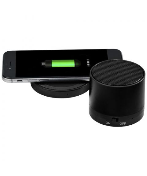 Cosmic Bluetooth® speaker and wireless charging pad