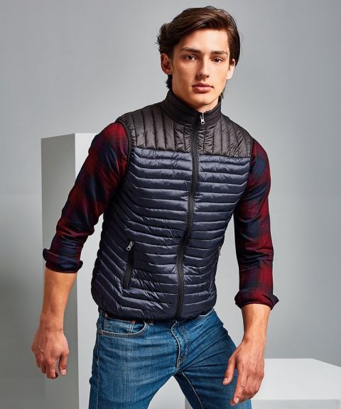 Domain two-tone gilet